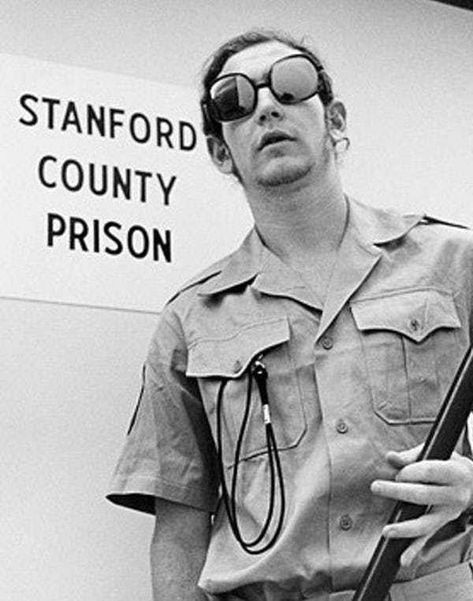 The Stanford Prison Experiment is listed (or ranked) 2 on the list Famous Studies On Humans That Could Never Happen Today Psychology Experiments, Stanford Prison Experiment, Dystopian Fashion, Psychological Effects, Scientific Experiment, Weird Science, Personal Injury Lawyer, American Soldiers, Human Behavior