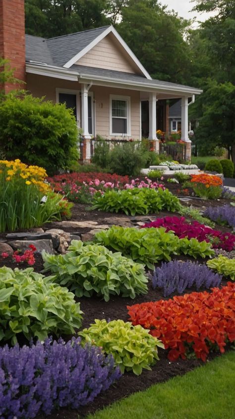 Transform your home's curb appeal with stunning flower beds in front of your house Our latest blog post showcases innovative and stylish raised bed ideas that require low maintenance allowing you to enjoy beautiful blooms with minimal effort Discover creative DIY stone designs that complement full sun exposure and add a rustic touch to your landscape With easy perennial options and the use of white rocks you can create a vibrant and inviting entrance Dive into our comprehensi Fall Flower Beds In Front Of House, Diy Flower Bed Ideas, Raised Bed Ideas, Diy Flower Bed, Easy Perennials, White Rocks, Flower Bed Ideas, Fabulous Diy, Raised Bed