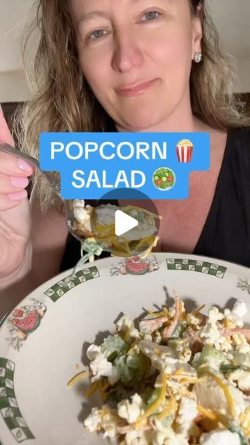 606K views · 6K likes | Tara Clark on Instagram: "🍿 Popcorn Salad! Bring this to your next cookout. Everyone will love it #popcorn #salad #cookoutfoods" Popcorn Salad, Popcorn, Love It, Salad, Bring It On, On Instagram, Instagram