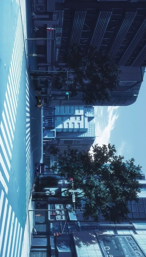 Blue Period Anime, 포트폴리오 레이아웃, Perspective Drawing Architecture, Blue Building, Blue Period, Anime City, Cute Laptop Wallpaper, Teal Wallpaper, Blue Anime