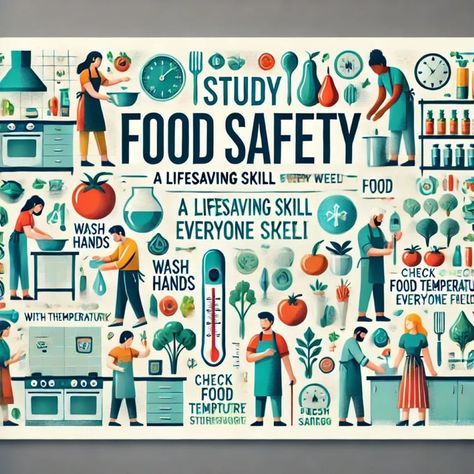 Study Food Safety: A Lifesaving Skill Everyone Needs Study Food, Safety Slogans, Contaminated Food, Selfie Wall, Studying Food, Food Handling, Deli Meats, Fast Food Chains, Food Supply