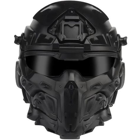 Tactical Mask, Cyberpunk Helmet, Fast Helmet, Tactical Helmet, Tactical Equipment, Head Protection, Work Gear, Full Face Mask, Cycling Helmet