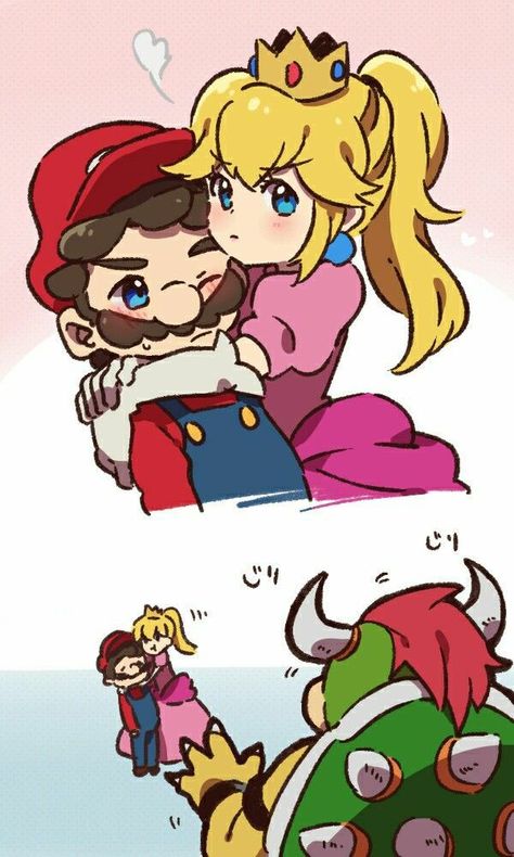 Mario Comics, Super Mario Princess, Mario And Princess Peach, Peach Mario, Mario Fan Art, Mario Stuff, Princesa Peach, Mario Games, Mario Nintendo