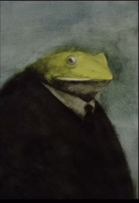 Weird Classical Paintings, Famous Animal Paintings, Egg Punk Aesthetic, Weird Oil Paintings, Fairy Aesthetic Green, Odd Wallpapers, Weird Art Aesthetic, Cursed Painting, Absurdist Art