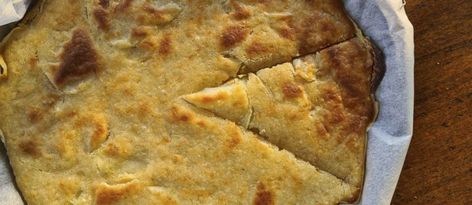 Potato Schiacciata Potato Schiacciata, Italian Notes, Potato Rice, A Potato, Cheese Bread, Grated Parmesan Cheese, Flatbread, Bread Baking, Potato