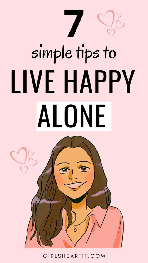 Learn how to live alone happily with these simple and amazing tips and ideas #HealthyLifestyle #Personal #SelfImprovement #NutritionTips #SelfCare #Growth #A #Journey #Towards Living Alone Tips, How To Become Happy, Stay Alone, Happy Alone, Live Alone, Personal Growth Motivation, Ways To Be Happier, Health And Wellness Coach, Mentally Strong