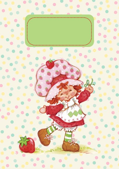 Strawberry Shortcake Pictures, 1980 Cartoons, Strawberry Shortcake Cartoon, Strawberry Shortcake Characters, Strawberry Shortcake Party, Book Cover Template, Vintage Strawberry Shortcake, Hand Drawing Reference, Halloween Crochet Patterns