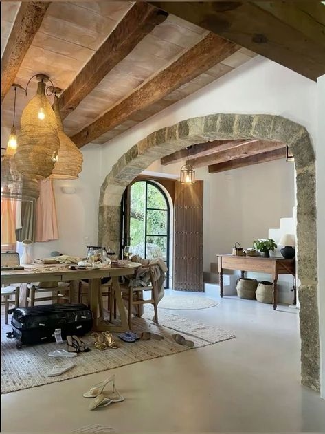 Interior countryside Cottage Renovation, Countryside House, Mediterranean Home, Dream House Interior, Dream Apartment, House Room, Pretty House, Dream House Decor, Dream Home Design