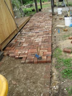 Brick Patterns Patio, Brick Pathway, Brick Patio, Brick Path, Brick Walkway, Brick Garden, Brick Pattern, Beautiful Yards, Brick Patios