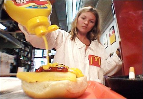 Female Gaze, Lunch Hour, Burger King, Kate Moss, Hot Dog Buns, Hot Dogs, Diner, Food Photography, Bread