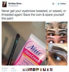 So you have no other option but to try some alternative grooming techniques. | 21 Pictures That Perfectly Sum Up Your Eyebrow Struggle Clear Face Tips, Natural Eyebrow Growth, Natural Skin Tightening, Coffee Facial, Beauty Tips Natural, Tweezing Eyebrows, Simple Beauty Tips, Natural Beauty Hacks, Hair 101