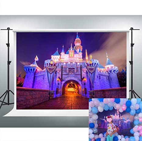 Disney Castle Backdrop, Disney Castle Background, Disneyland Night, Youtube Backdrops, Night Castle, Disneyland Photography, Castle Silhouette, Castle Backdrop, Castle Background