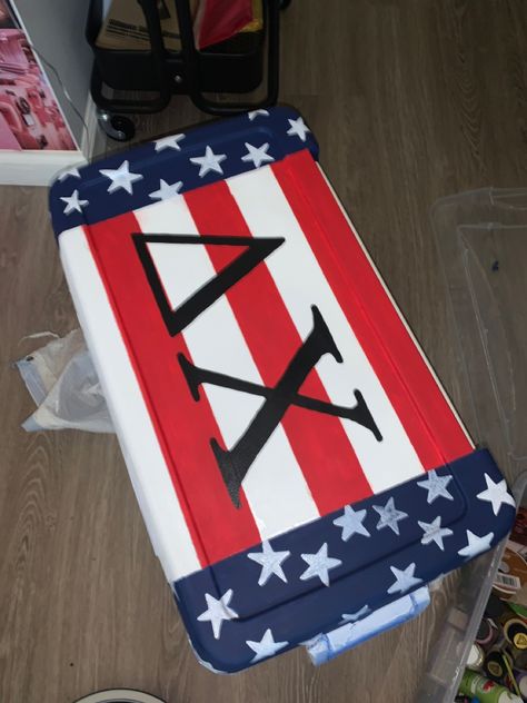 Mountain Weekend Cooler Fraternity, Frat Cornhole Boards, Coolers For Fraternity Formals, Beach Weekend Cooler Fraternity, Delta Chi Cooler, Frat Cooler Mountain Weekend, Frat Mountain Weekend Cooler, Brozarks Cooler Ideas, Delta Chi Frat Cooler