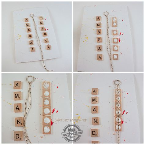 Scrabble Letter Crafts, Scrabble Tile Crafts, Scrabble Crafts, Scrabble Tile Wall Art, Backpack Charms, Planner Vintage, Scrabble Frame, Scrabble Art, Small Business Blog