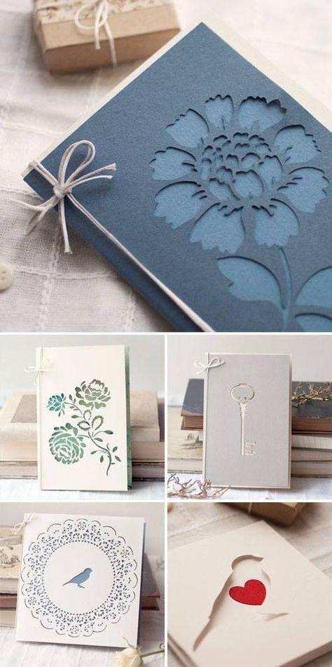 Paper Techniques, Card Shapes, Paper Layout, Crafting Inspiration, Silhouette Cards, Paper Lovers, Scrapbooking Cards, Card Techniques, Card Crafts