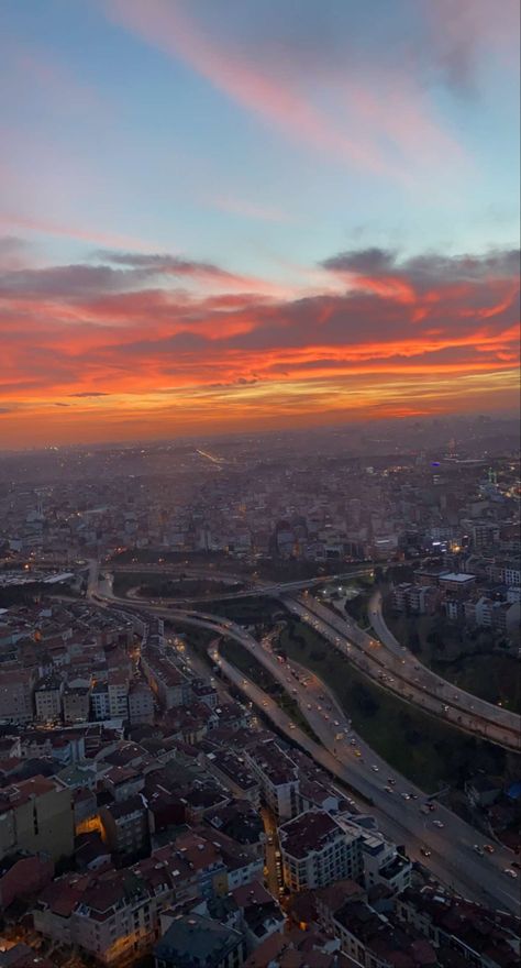 Istanbul Skyline, Airplane View, Istanbul