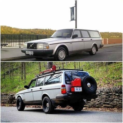 Volvo 240 Wagon Camping, Volvo 240 Wagon, Wagon Camping, Volvo Station Wagon, Overland Truck, Volvo 240, Gear Head, Car Stuff, My Dream Car