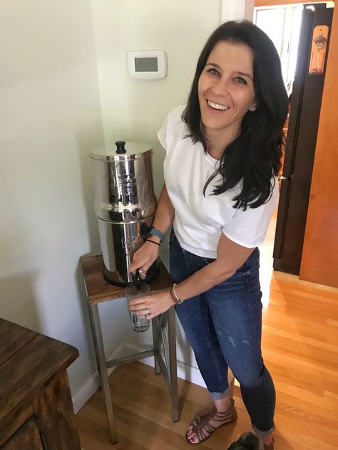 Berkey Water Filter Review Berkey Water Stand Ideas, Berkley Water Filter, Berkey Water Filter Stand Ideas, Berkey Water Filter, Healthy Restaurant Food, Yoga For Runners, Water Filters System, Wellness Inspiration, Space Saving Furniture