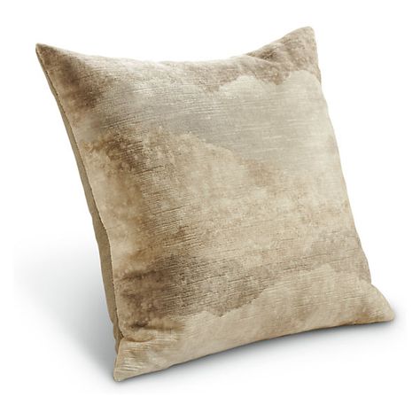 Room & Board - Storm 20w 20h Pillow Taupe Pillow, Fabric Feather, Art Deco Living Room, Pillow Patterns, Beige Pillows, Rug Inspiration, Living Room Accent Tables, Modern Throw Pillows, Gold Pillows