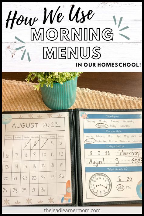 Morning Bags Kindergarten, Kindergarten Homeschool Calendar Time, Afternoon Homeschool Schedule, Homeschool Circle Time Ideas, Morning Calendar First Grade, Summer Homeschool Preschool, Sample 1st Grade Homeschool Schedule, Make Homeschooling Fun, Homeschooling Daily Schedule