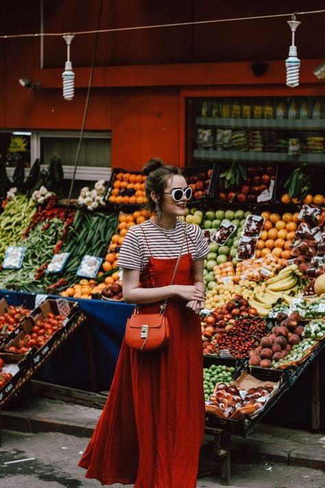 Long Dresses Outfit, Dress Layering, Embroidered Sneakers, Gucci Ace Sneakers, Maxi Dress Red, Red Maxi Dress, Maxi Dress Outfit, White Sunglasses, Red Maxi