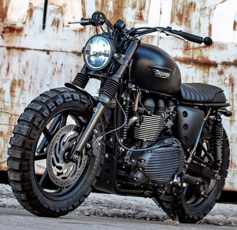 Homemade Motorcycle, Custom Scrambler, Indian Motorbike, Moto Triumph, Bagger Motorcycle, Custom Paint Motorcycle, Triumph Bikes, Biking Diy, Image Moto