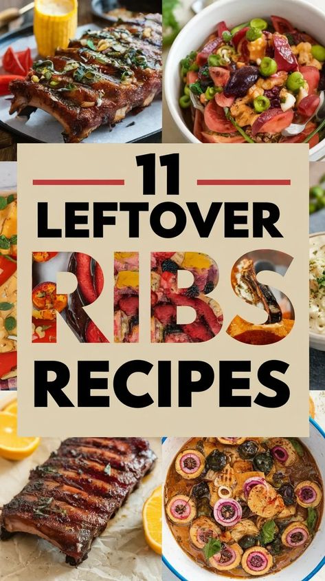 Unbeatable : Transform leftover ribs into mouthwatering masterpieces with these 11 creative recipes that will make you wonder how you ever settled for plain old BBQ. What To Do With Left Over Country Style Ribs, Leftover Bbq Ribs Recipes, Leftover Ribs What To Do With, Leftover Pork Ribs Recipes, Rib Leftover Recipes, Leftover Bbq Ribs, Leftover Ribs Recipes, Leftover Pork Ribs, Leftover Ribs