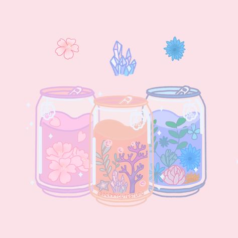 #aesthetic #drinks #cute #kawaii #drawing #digitalart #prettyart #aestheticdrinks #dreamy #flower #crystal #illustration Aesthetic Drinks Drawing, Drinks Drawing, All Out Anime, Aesthetic Drink, Aesthetic Drinks, Kawaii Illustration, Cute Food Drawings, Cute Kawaii Drawings, Chibi Drawings