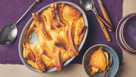 Nigella Recipes, Bread Butter Pudding, Butter Pudding, Cow Cheese, Bread And Butter Pudding, Stale Bread, Nigella Lawson, Hot Cross Buns, Pudding Desserts