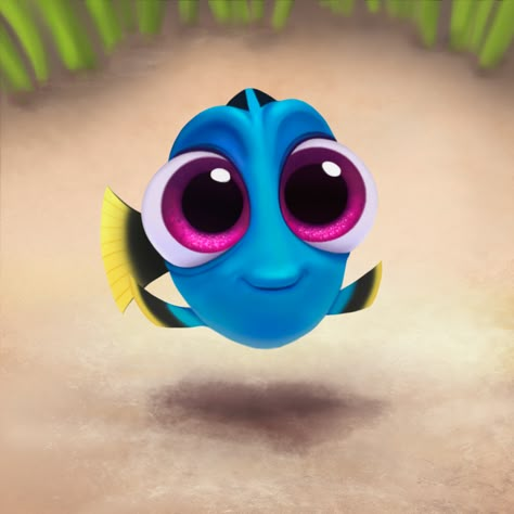 Cute Anime Pfp, Baby Dory, Purple Pfp, Disney Mignon, Cute Disney Characters, Desain Quilling, Cute Disney Pictures, Cute Fish, Finding Dory