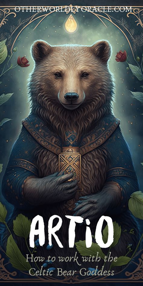 Celtic Moon Goddess, Nemetona Celtic Goddess, Artio Goddess Celtic, Celtic Otherworld, Bear Goddess, Artio Bear Goddess, Celtic Gods And Goddesses, Celtic Paganism, Celtic Bear