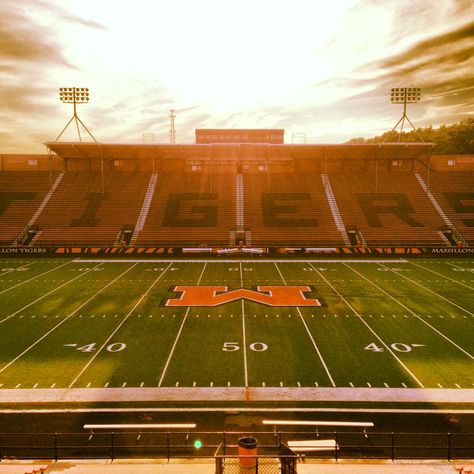 Paul Brown Stadium, home of the Massillon Tigers. Photo by Eric Embcher Massillon Ohio, Paul Brown Stadium, Promise Land, Football Usa, Paul Brown, Canton Ohio, Go Tigers, At The Hospital, Joe Burrow