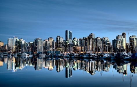 Vancouver Skyline Canada - Fine Art Photography Vancouver Skyline, Columbia City, Vancouver City, Stanley Park, Black Background Images, Vancouver British Columbia, Columbia Pictures, World Cities, British Columbia Canada