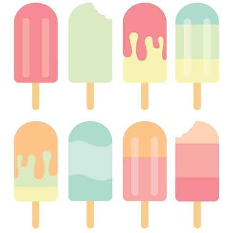 Ice Cream Cone Drawing, Summer Bulletin Boards, Clip Art Freebies, Popsicle Party, Summer Popsicles, Owl Clip Art, Ice Cream Theme, Freebie Friday, Get Ready For Summer