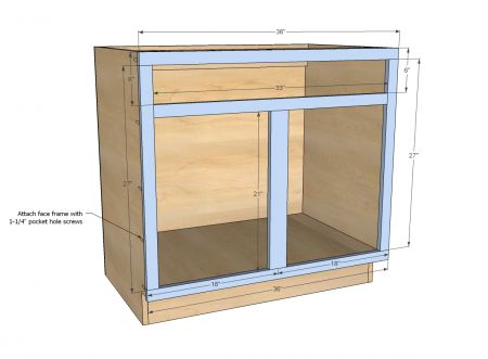 Kitchen Cabinet Plans, Kitchen Sink Diy, Sink Base Cabinet, Kitchen Sink Cabinet, Building Kitchen Cabinets, Diy Kitchen Projects, Kitchen Base Cabinets, Building A Kitchen, Cabinet Plans