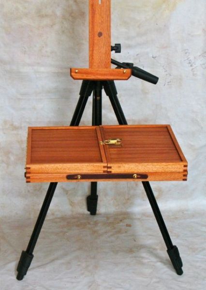 Easel & Palette Box Complete – Woodworks by John Portable Easel, Plein Air Easel, Painting Easel, Pochade Box, Gear Art, Air Painting, Art Equipment, Plein Air Paintings, Art Brushes