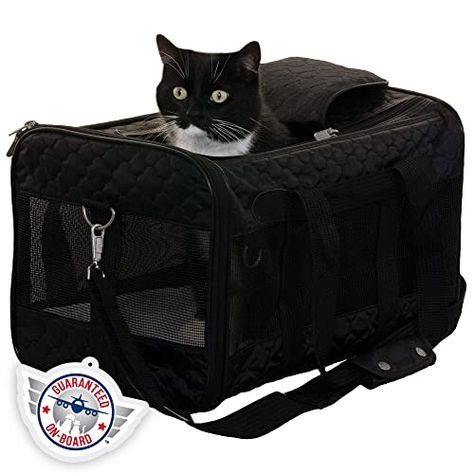 Traveling By Plane, Airline Approved Pet Carrier, Airline Pet Carrier, Black Lattice, Travel Pet, Pet Carrier Bag, Luggage Strap, Cat Carrier, By Plane