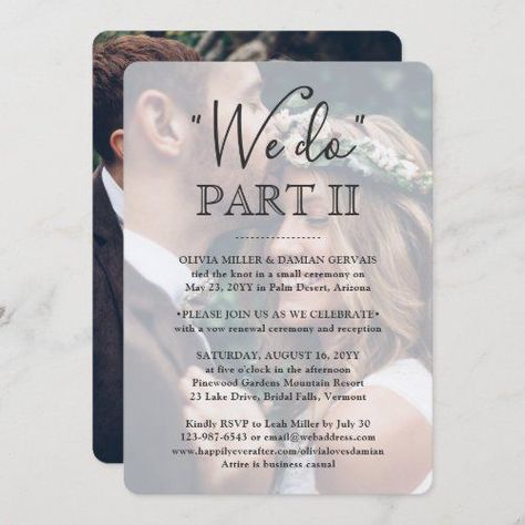 Sequel Wedding, Anniversary Reception, Wedding Vow Renewal Ceremony, Wedding Qr Code, Vow Renewal Invitations, Popular Wedding Invitations, Elopement Party, Vow Renewal Ceremony, Wedding Renewal Vows