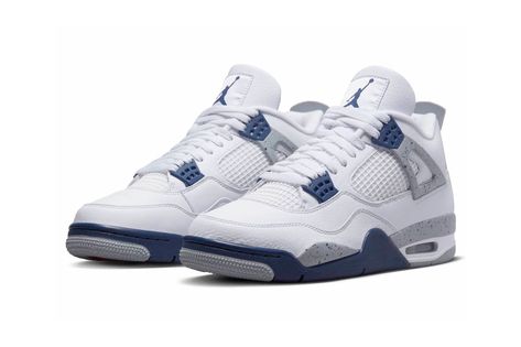 Air Jordan 4 Midnight Navy DH6927-140 Release Date | Hypebeast Air Jordan 4 Midnight Navy, Jordan 4 Midnight Navy, Jordan 4 White, Jordan 4’s, Trendy Shoes Sneakers, Dr Shoes, Jordan 4s, Jordan Shoes Retro, All Nike Shoes