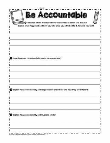 Worksheets for Accountability Peer Support Specialist Worksheets, Accountability Worksheets Free Printable, Mentorship Activities, Accountability Activities, Accountability Worksheets, Therapy Handouts, Family Therapy Activities, Behaviour Change, Journal 2025