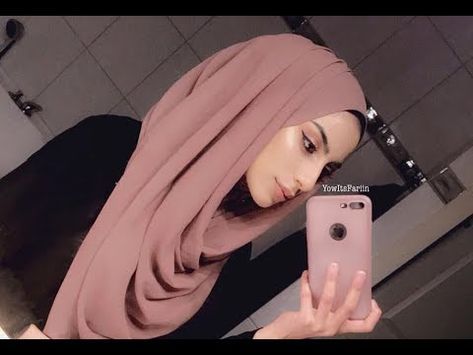 Easy Hijab Style for 2018! | Chiffon Scarf Tutorial - YouTube Simple Hijab Tutorial Step By Step, Hijab Wrapping Styles Step By Step, Hijab Wrapping Styles, Scarf Styles Hijab, Best Hijab Style, Hijab Tutorial With Glasses, Chiffon Hijab Style, Chiffon Hijab Tutorial, Easy Hijab Tutorial