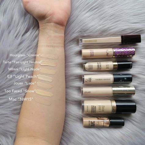 Hourglass Concealer, Mac Pro Longwear Concealer, Elf Concealer, Snow Elf, High Coverage Concealer, Tarte Shape Tape Concealer, Shape Tape Concealer, Tarte Shape Tape, Shape Tape