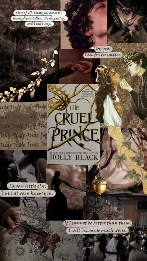 The Cruel Prince by Holly Black Prince Core, Jude X Cardan, Fangirl Book, Folk Of Air Series, Cruel Prince Series, Jude Cardan, Cardan And Jude, Jude And Cardan, Holly Black Books