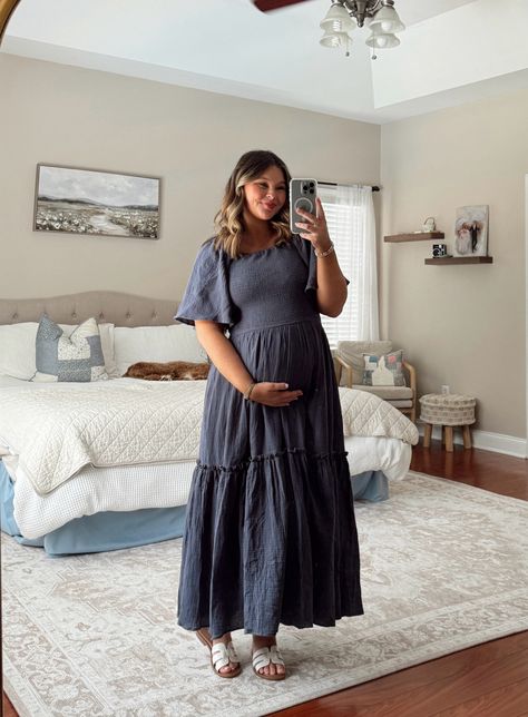 Lennon Maxi Dress in Dusty Blue curated on LTK Going Home Outfit For Mom After Delivery, Modest Pregnancy Outfits, Maternity Outfit Summer, Modest Maternity Outfits, Going Home Outfit For Mom, Modest Maternity Dresses, Modest Maternity, Europe Outfits Summer, Ltk Outfits