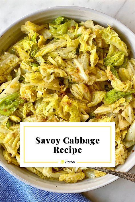 Savoy Cabbage Recipes Side Dishes, Sauteed Napa Cabbage, Cabbage Sides Recipes, Savory Cabbage Recipes, Sauted Cabbage Recipe, Cabbage And Onions Sauteed, Savoy Cabbage Soup, Sauteed Cabbage And Onions, Saute Cabbage Recipes