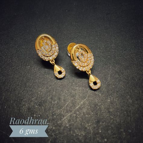 Dailywear Earrings Gold Indian, Earrings Gold Indian, Big Earrings Gold, Gold Earrings For Kids, Ballet Hairstyles, Small Earrings Gold, Jewellery Photography Inspiration, Gold Bracelet Simple, Simple Gold Earrings