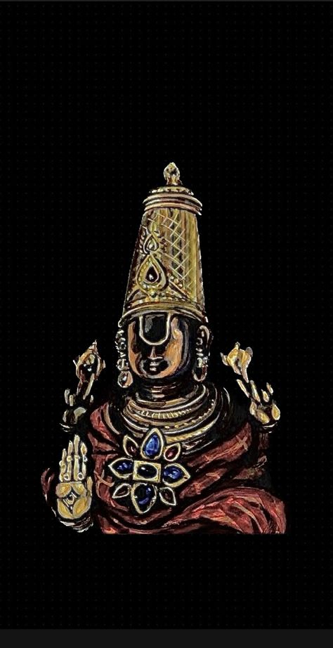 Lord Venkateswara Wallpaper, Venkateshwara Swamy Paintings, Lord Balaji Painting, Tirupati Balaji Painting, Lord Venkateswara Images, Venkateswara Swamy Images, Balaji Painting, God Venkateswara Images Hd Wallpaper, Indian Illustration