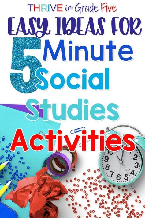 Preschool Social Studies Activities Easy, Social Studies For Preschool Activities, Social Studies Project Ideas, 3rd Grade Social Studies Activities, Elementary Social Studies Activities, Hands On Social Studies Activities, Fun Social Studies Activities Middle School, Sixth Grade Social Studies, How To Make Social Studies Fun