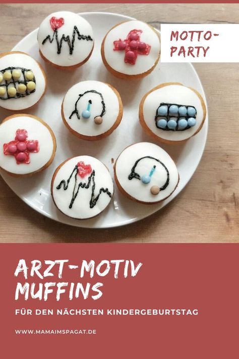 Doctor Party, Cute Presents, Sugar Cookie, Muffins, Birthday Party, Snacks, Baking, Cake, Birthday