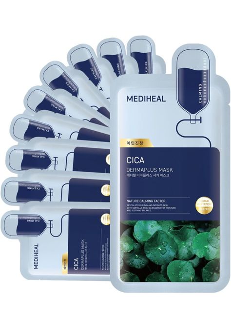 Mediheal Dermaplus Cica Mask (10 … curated on LTK Korean Face Mask, Korean Face, Face Sheet Mask, Favorite Snack, K Beauty, Beauty Make Up, Healthy Drinks, Skin Care, Mask